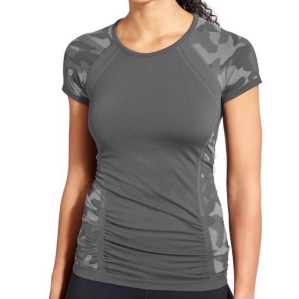 Athleta Fast Track Camo Shirt